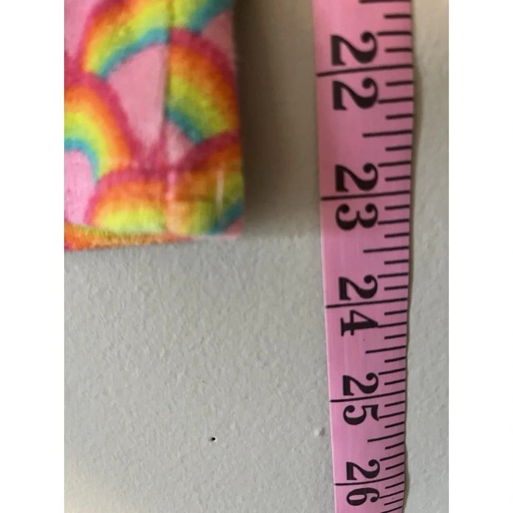 Lands' End Rainbow Hooded Swim Cover-Up Terry Cloth Girl's Size M (8)